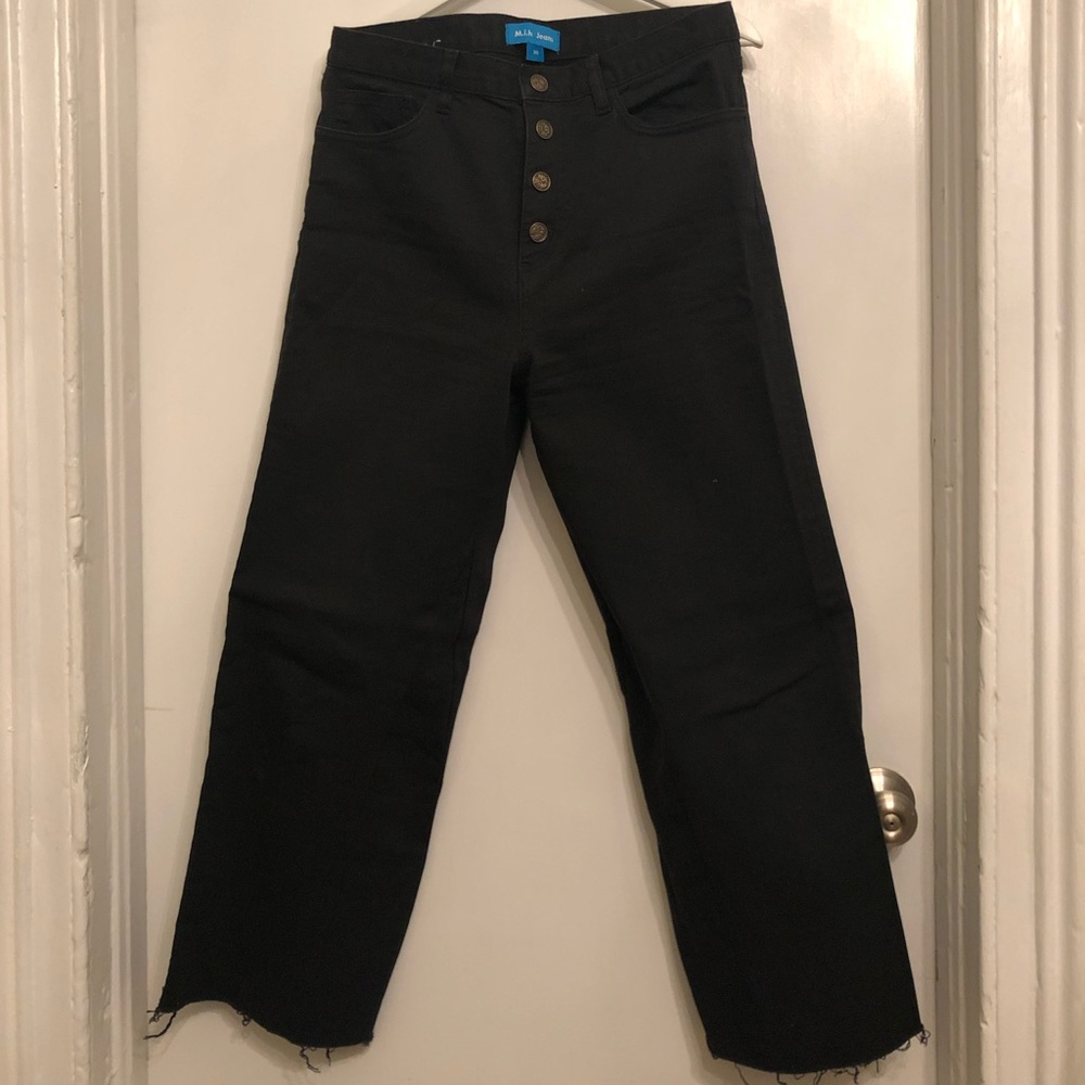 M.i.h. Button fly wide leg jeans | Sz 30